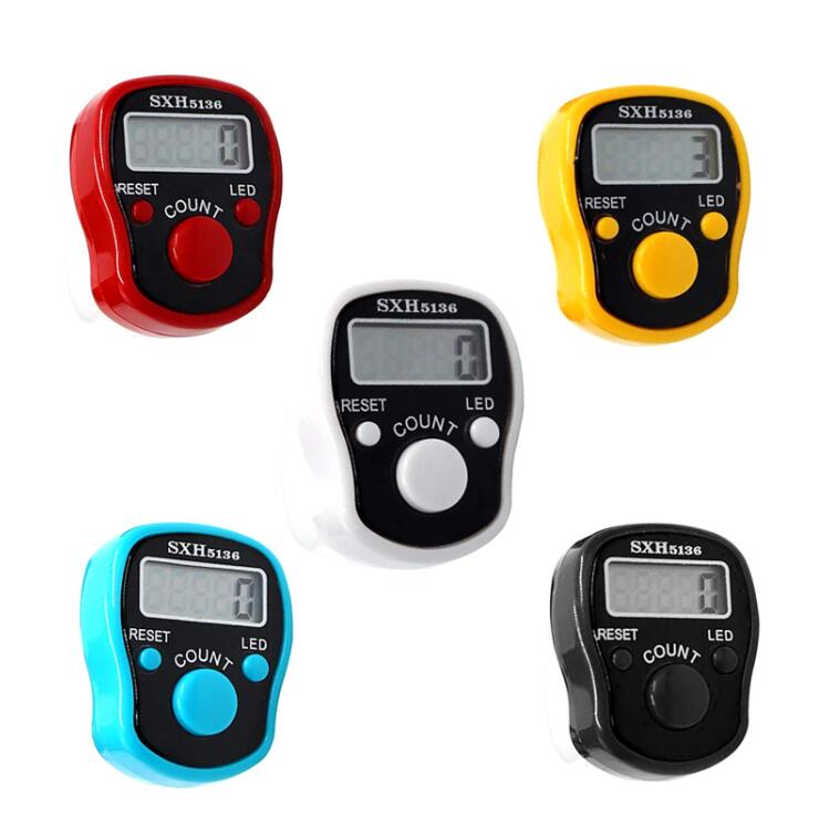 Event Clicker Counter CG Tally Finger Counters - 5 Digital LED Electronic Finger Clicker ...